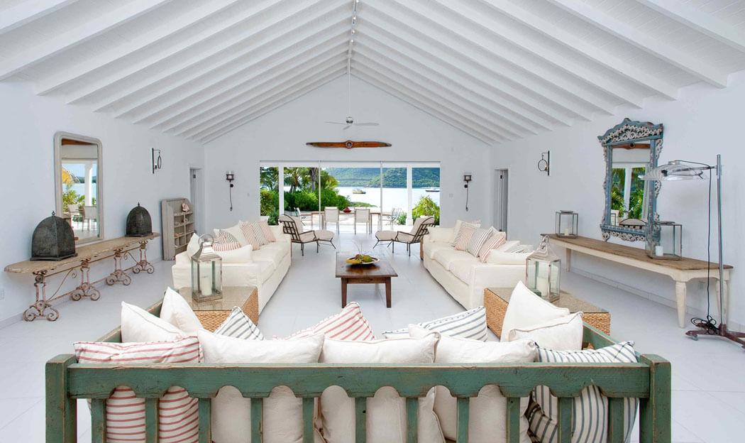 vacances de luxe villa exotique île d'antigua caraïbes