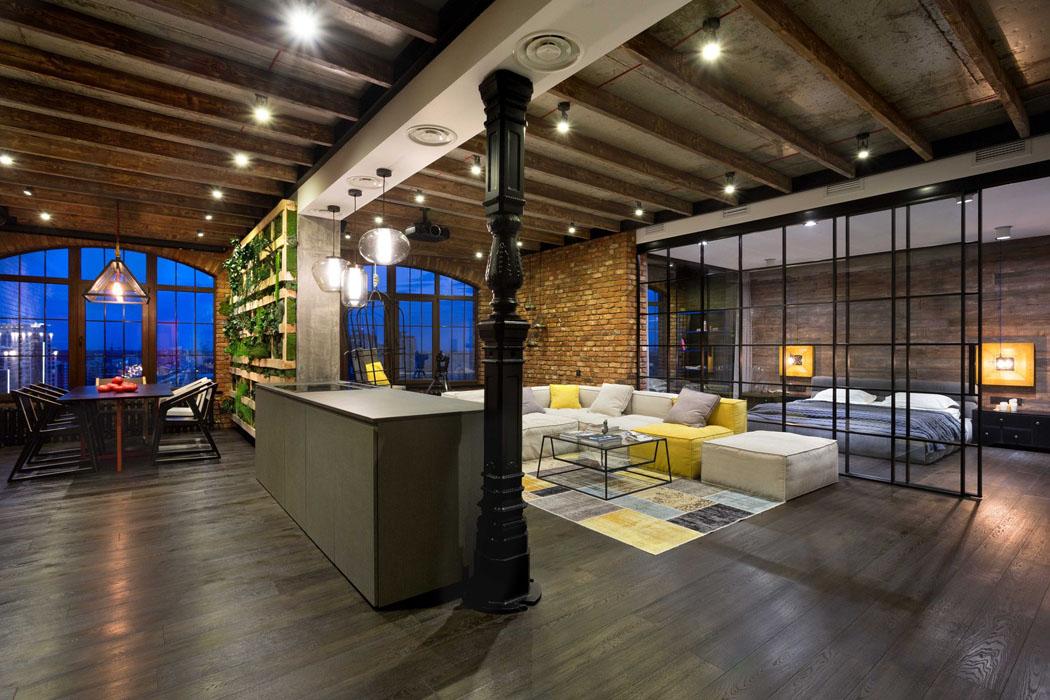 design intérieur loft citadin
