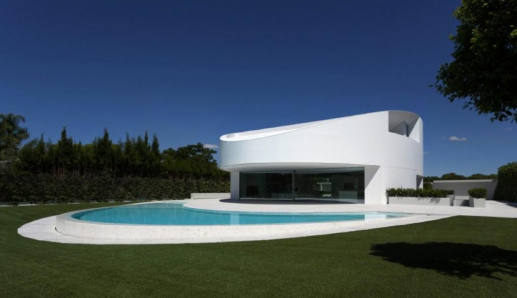 Maison d’architecte située en Espagne, Valence maison originale architecture contemporaine