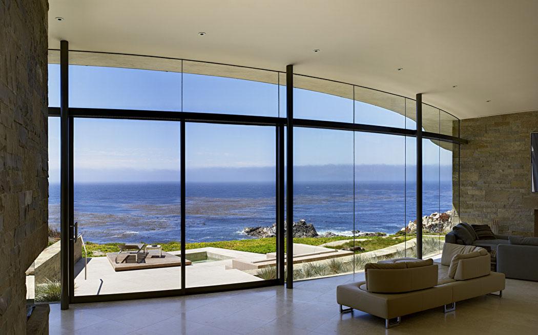 Belle vue imprenable sur l'océan Pacifique maison de luxe
