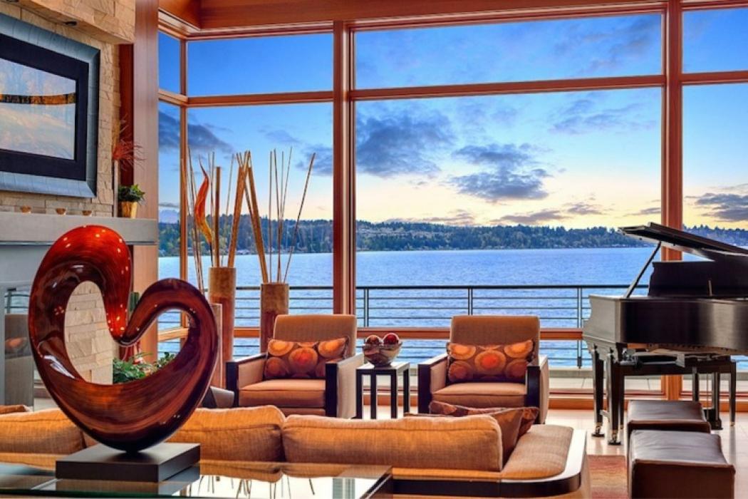 vue splendide maison de luxe