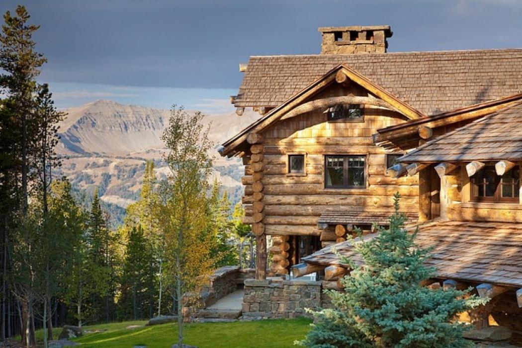 Maison de charme construite en bois résidence de vacances rustique