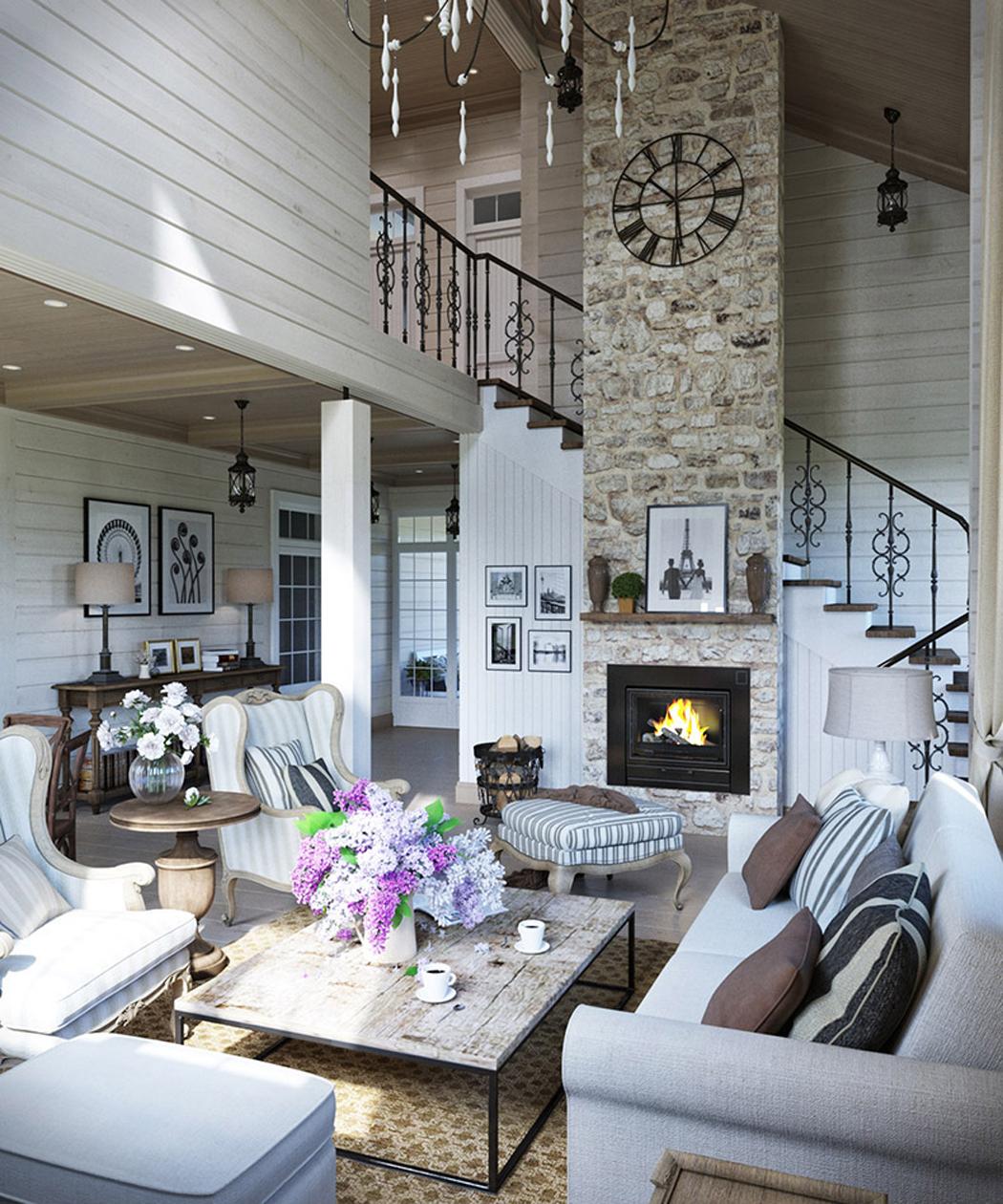 jolie maison familiale rustique
