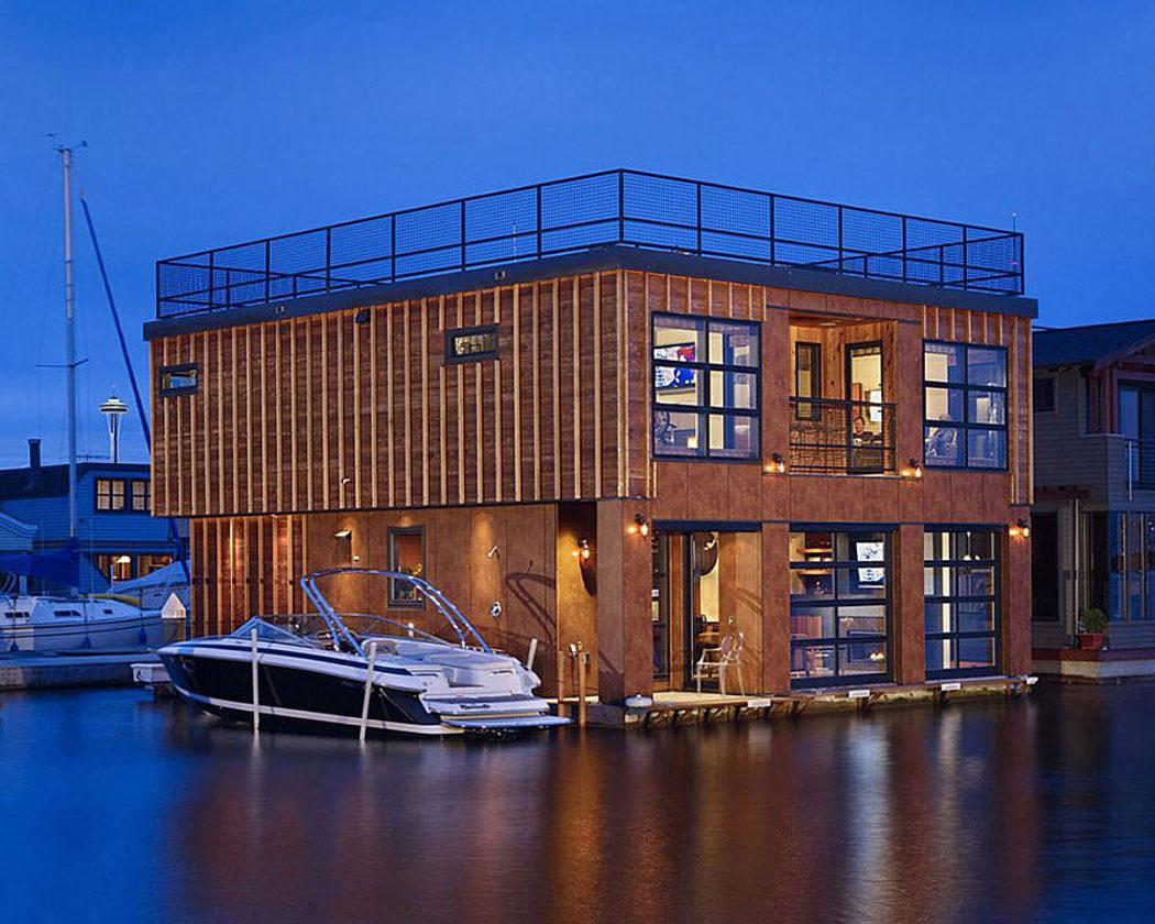 maison originale maison sur l'eau maison bateau