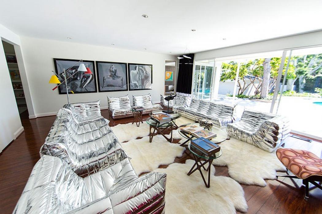 Séjour originale de la maison moderne par Maxime Jacquet maison moderne beverly hills maxime jacquet