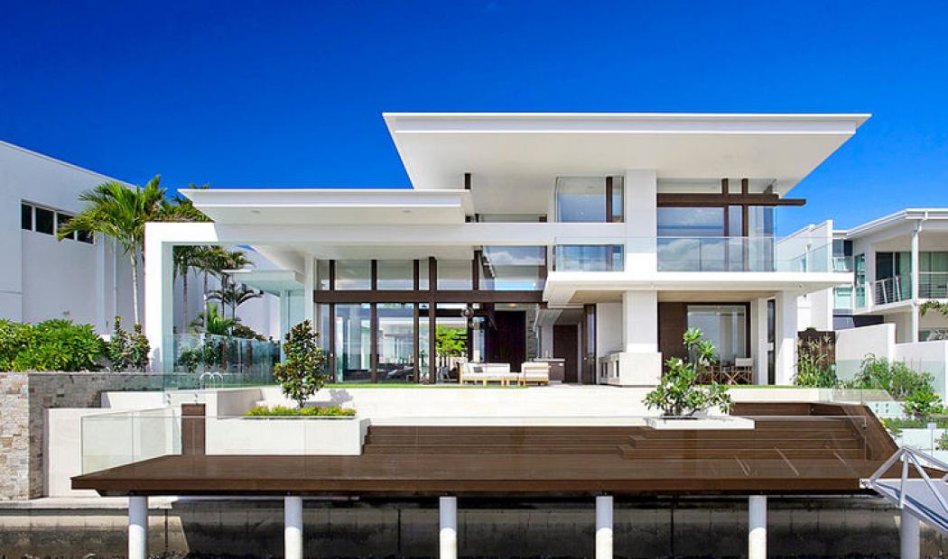 Maison moderne dans la province de Queensland belle demeure architecture contemporaine