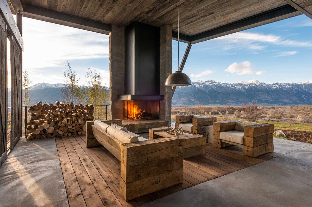 maison moderne éclectique luxe