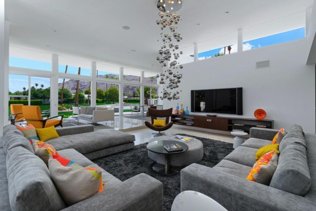 Séjour sympa de cette maison neuve à Palm Springs séjour maison neuve luxueuse