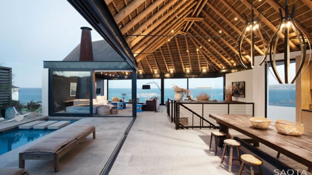 Maison secondaire luxueuse sur la côte sud-africaine vacances exotique maison de plage