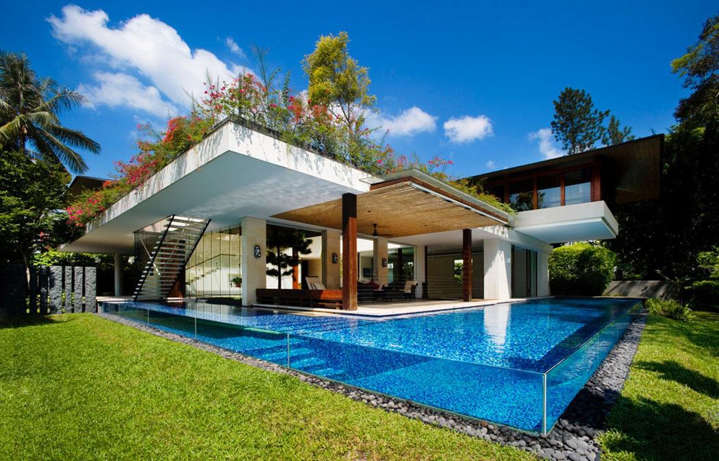 architecture moderne maison contemporaine exotique luxe