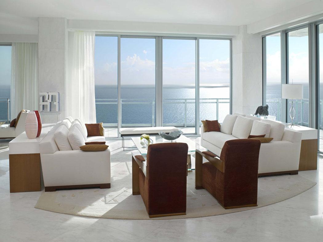 séjour vue imprenable sur mer appartement de luxe
