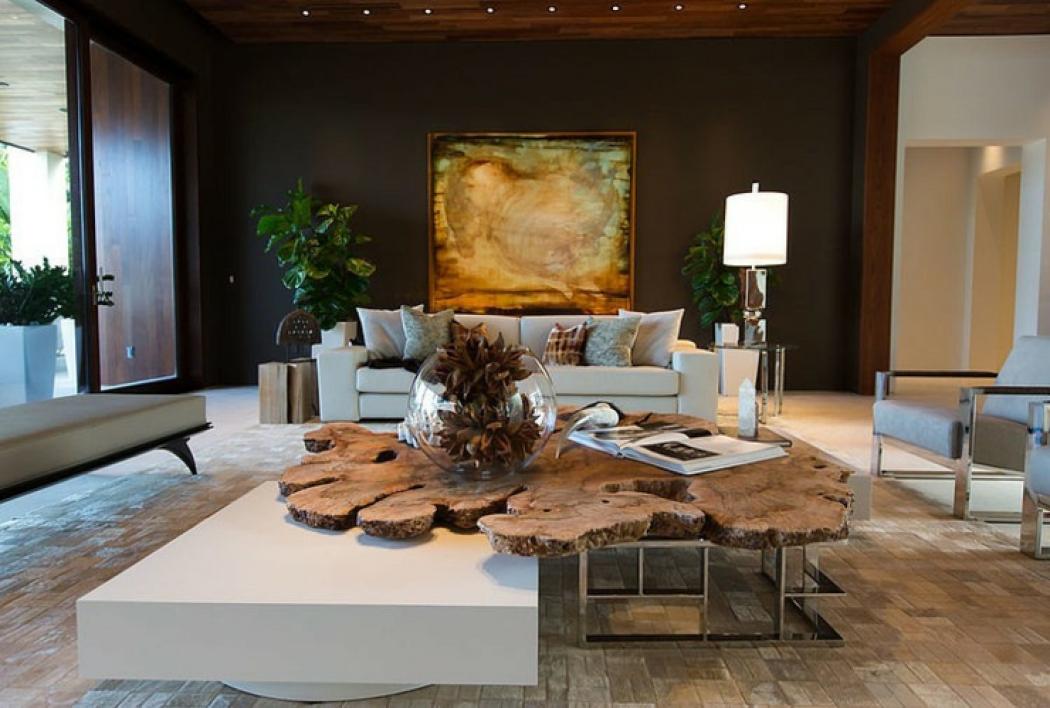 Séjour de la résidence de vacances en Floride intérieur chic et classe résidence secondaire