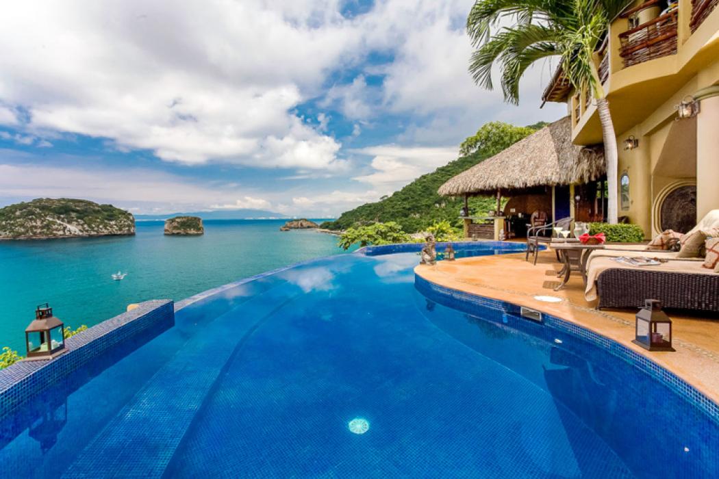 belle location avec vue sur la mer au Mexique