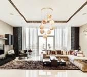 L’intérieur de ce bel appartement avec vue appartement luxueux ile artificielle Dubaï