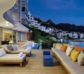 Terrasse unique au panorama époustouflant de cet appartement avec vue appartement de vacances de luxe