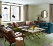 Ameublement de petit appartement design moderne à Manhattan intérieur design bel appartement