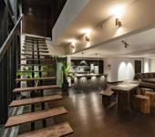 mobilier rustique duplex intérieur