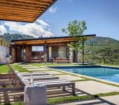 Superbe maison secondaire comme maison de campagne moderne dans les terres californiennes maison secondaire vacances bucoliques campagne architecture moderne