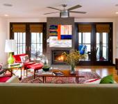 Agréable séjour spacieux et lumineux une déco maison pleine de couleurs Décoration intérieure maison familiale moderne
