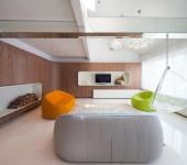 Séjour au design contemporain et futuriste séjour loft au design contemporain futuriste