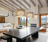 Demeure de charme à l'intérieur moderne belle demeure rustique moderne