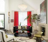 séjour couleurs design maison moderne