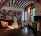 Loft industriel au caractère éclectique situé à Brooklyn – New York design intérieur industriel loft de ville