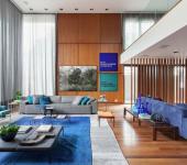 Maison design luxe et chic située à São Paulo intérieur accueillant maison de ville moderne