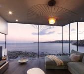 Belle maison d’architecte reconstruite avec vue panoramique sur la plage maison avec vue sur l'océan australie