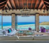 Magnifique maison de vacances dévoile une incroyable vue panoramique sur la mer turquoise salon exotique vue sur mer panoramique