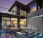 Moderne maison de vacances sur la côte californienne