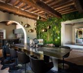salle à manger rustique et moderne