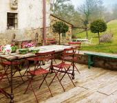intérieur design rustique terrasse