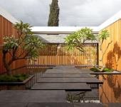 Patio magnifique de cette belle maison d’architecte Patio maison contemporaine de standing