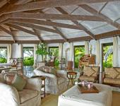 séjour moderne exotique villa de luxe