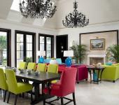 Le séjour de la résidence de haut standing superbe intérieur coloré résidence de haut standing