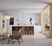 Appartement moderne à Saint-Pétersbourg en Russie décoration design scandinave appartement citadin