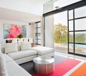 Pièce principale de vie de la maison de charme maison de charme à l'intérieur moderne sydney australie