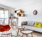 Petit appartement plein de lumière totalement rénové dans la région parisienne séjour design petit appart rénové paris