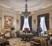 Villa de luxe située au Qatar intérieur somptueux villa de luxe