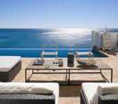 terrasse au design unique avec vue panoramique