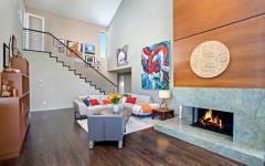 intérieur moderne tendance maison avec vue