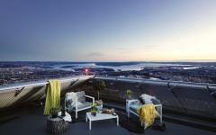 terrasse avec vue imprenable sur oslo