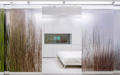chambre à coucher panneaux coulissants design luxe