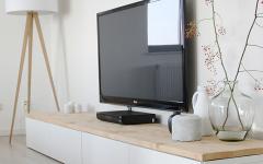 placard bas plasma écran plat ameublement design scandinave appartement