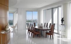 intérieur appartement blanc vue mer vacances de luxe