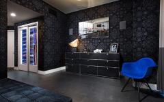 chambre de luxe en gris tendance moderne