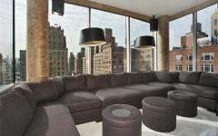 business salon vue sur manhattan immobililer de luxe