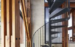 escalier design moderne intérieur agrandissement maison