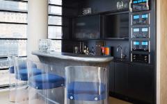 comptoir bar mobilier original design masculin loft triplex